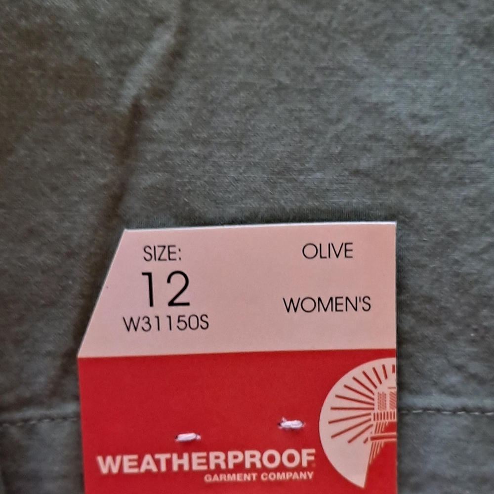 Weatherproof Women's Cargo Shorts - Olive Green Sz 12 - Picture 4 of 5